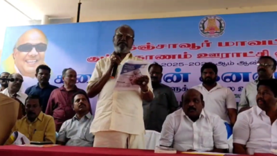 DMK Rajya Sabha MP faces backlash for comparing citizen grievance to childbirth at public event in Tamil Nadu