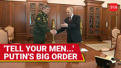 On Cam: Putin Gives Big Order To Russian Military Chief | Watch His Reaction