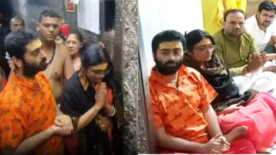 Arijit Singh offers prayers at Ujjain's Mahakaleshwar Temple