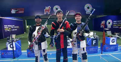 Arjun loses gold by hair’s breadth; Rudrankksh, Arya win mixed silver