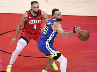 Stephen Curry led Golden States Warriors to victory over Houston Rockets in Playoff game 1