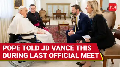 JD Vance Was the Last Global Leader To Meet Pope Francis Before His Death | Rewind