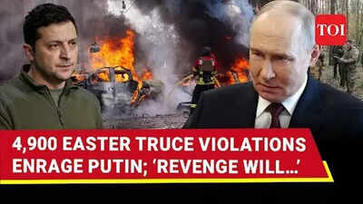 Putin Rages As Ukraine Unleashes 3,300 Drones, 1,404 Shellings On Russia During Easter Ambush