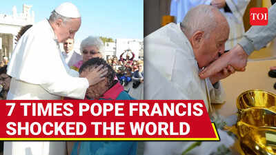 From Kissing Prisoners’ Feet To Blessing LGBTQ+: Top Historic Moments Of Pope Francis’ Dramatic Papacy