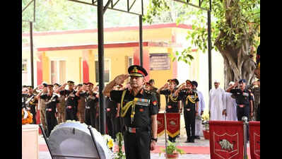 Army chief Dwivedi pays tribute to his fallen brother-in-arms
