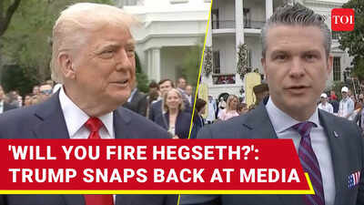 'Ask Houthis': Trump's Savage Reply As He & Karoline Defend Pentagon Boss Hegseth's Signal Scandal