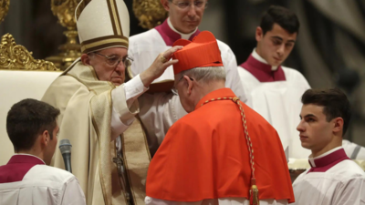 Irish-born American cardinal is entrusted as 'camerlengo,' running Holy See between popes