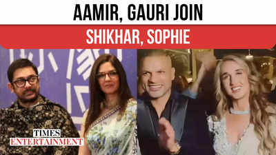 Aamir and Gauri Join Shikhar and Sophie for Special Event