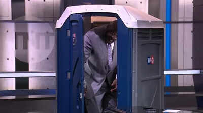 Shaquille O'Neal targeted by memers after getting a portable toilet on Inside the NBA set: “Wolves with no ball movement, but Shaq with bowel movements”