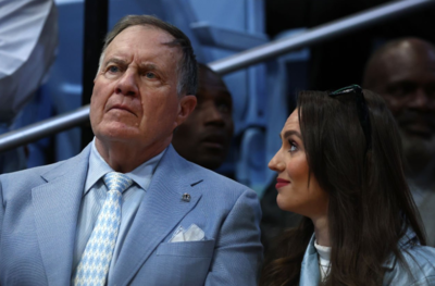 Bill Belichick and his 24-year-old GF Jordon Hudson graced their presence at Carolina Hurricanes vs New Jersey Devils