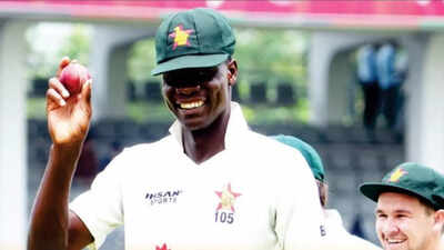 1st Test: Blessing Muzarabani's nine-wicket match haul powers Zimbabwe to thrilling win over Bangladesh