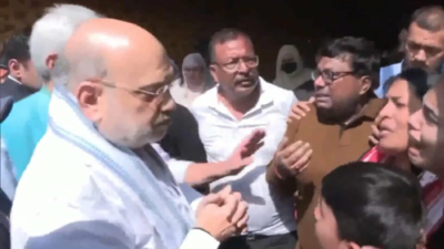 Amit Shah meets kin of deceased, assures perpetrators won’t be spared