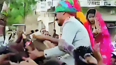 In dry Gujarat, groom filmed handing out beer at wedding procession