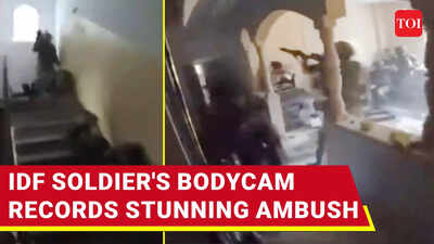 IDF Soldier Falls, Grenade Comes Next In Shocking Ambush By Hamas Allies | Bodycam Video Viral