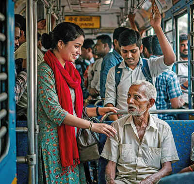 Are we ready to give up our seats in public transport?