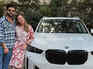Zaheer, Sonakshi pose with a swanky new luxury SUV