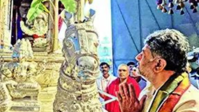 DK Shivakumar's serial visits to temples spark unease in Congress
