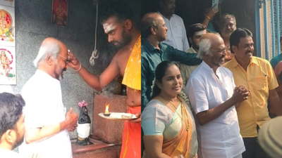 Rajinikanth surprises fans with a temple visit while on his way to the 'Jailer 2' shoot in the Kerala hills