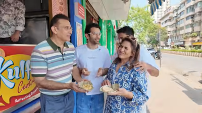 Archana Puran Singh mistakes 'thandai kulfi' for bhang; Parmeet Sethi says 'meri bechari innocent wife'