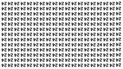 Optical illusion: Only a genius can spot the number 24 in a sea of inverted 24s within 5 seconds