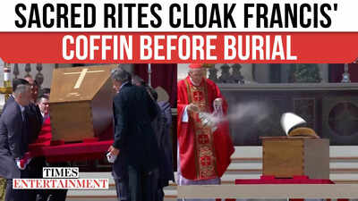 Pope Francis' Coffin Anointed In Sacred Farewell: Final Blessing Before Burial | WATCH