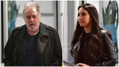Al Pacino and Noor Alfallah put breakup rumors to rest as they celebrate his 85th birthday in style