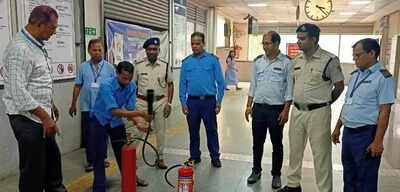 Metro railway strengthens emergency response skills through fire drill