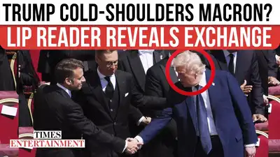 Trump & Macron's Firm Handshake At Pope's Funeral Draws Attention, Lip Reader Reveals Exchange