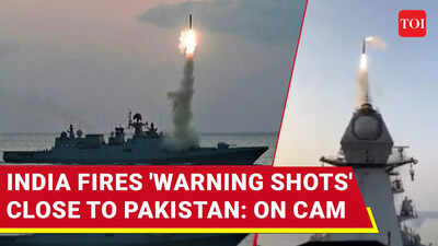 Indian Navy Demonstrates ‘Readiness For Offensive Strike’; Fire Missile In Arabian Sea | Pahalgam
