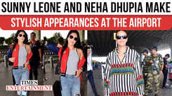 Sunny Leone was spotted at the airport