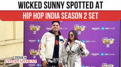 Wicked sunny spotted at hip hop India season 2 set