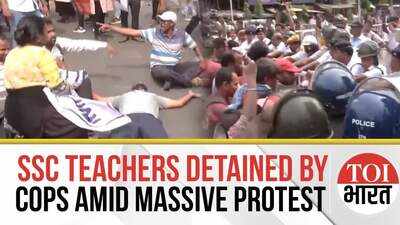 SSC Recruitment Scam: Massive Protest In Kolkata, Police Detains Protesting Teachers Amid Scuffles