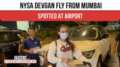 Nysa Devgan was recently spotted at Mumbai airport