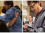 SRK delights fans with hugs and autographs - Pics Inside