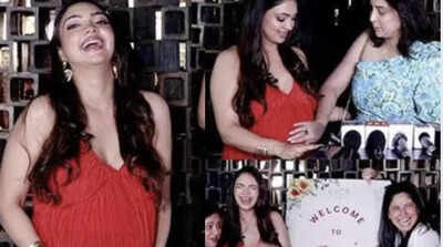 Pooja Banerjee gives a glimpse of her lavish baby shower ceremony; see video