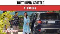 Tripti Dimri was spotted in Bandra