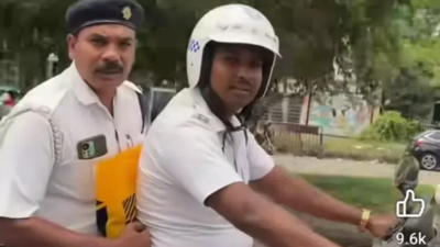 Don’t have a helmet? Kolkata biker asks cop, gets slapped