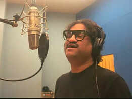 Ajay Gogavale records his first-ever Kannada film song