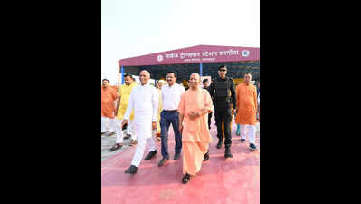 Yogi inaugurates Rs 9cr garbage transfer station in Gorakhpur