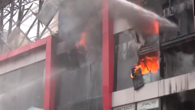 Mumbai fire brigade douses Bandra mall fire after over 22 hours