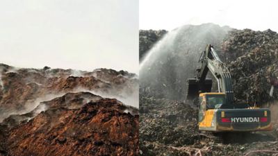 'Eating once, working double shifts': Bandhwari blaze, raging on for 4 days, takes a toll on firefighters