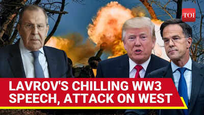 Lavrov SHOCKS Trump With World War 3 Speech; Putin Aide Tears Into NATO, Ukraine In Fiery Speech