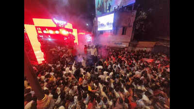 Police resort to lathicharge after clash during Shiv Jayanti procession in Kolhapur