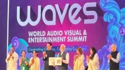 WAVES 2025: PM Modi releases commemorative postage stamps of Guru Dutt, other Indian cinema legends