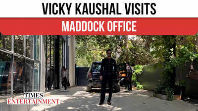 Vicky Kaushal Spotted at Maddock Films Office, Sparks Buzz