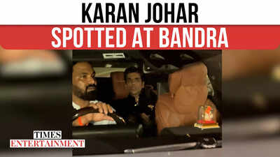 Karan Johar Snapped During Stylish Bandra Outing