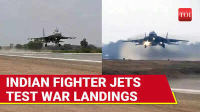 Indian Air Force Deploys Rafale, Sukhoi, Mirage Against Pak; Jets Test War Landings On Expressway