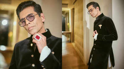 Karan Johar’s show-stopping ruby and diamond ring steals the spotlight at WAVES 2025
