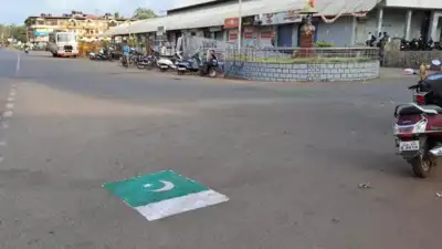Tensions rise in Goa's Canacona as Pakistani flags painted on roads