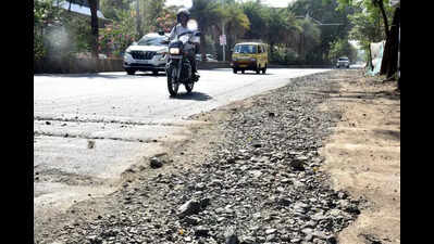 Dug-up roads for gas pipelines and CCTV cables create problems for pedestrians and motorists in Nashik city